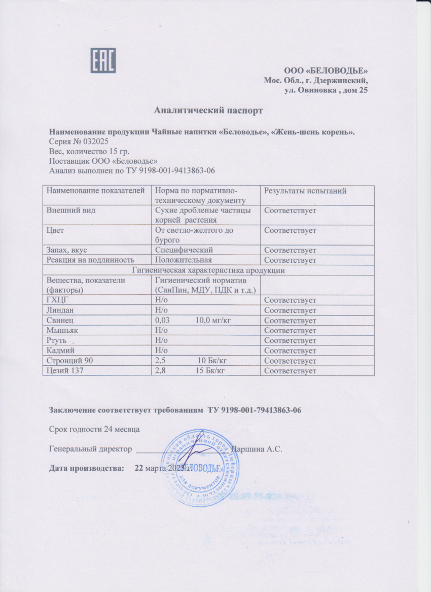 Паспорт №032025